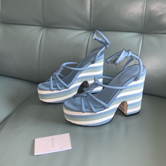 Jimmy Choo NWT Clare Platform Sandal - Picture 2 of 15